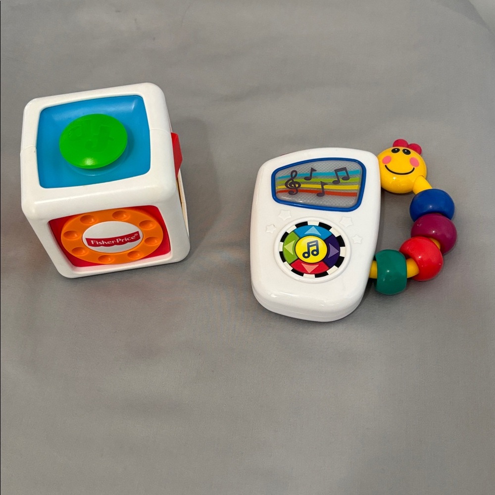 Fisher-Price Activity Cube  & Baby Einstein Musical Radio – Used